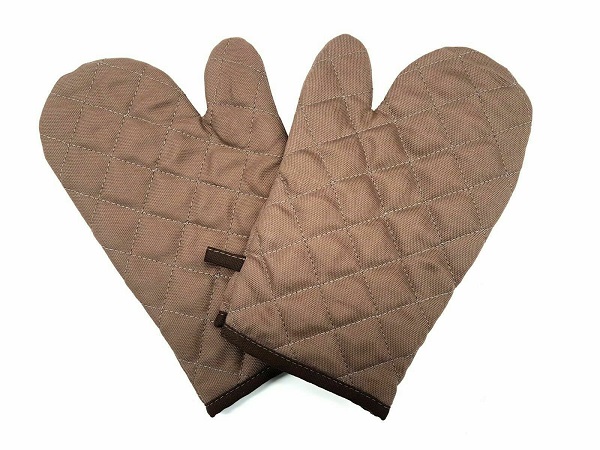 1 PAIR OVEN GLOVES HEAT RESISTANT QUILTED MITTS SKIN FRIENDLY FOR COOKING BAKING